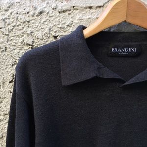 Brandini Navy Blue Long-sleeved Pullover